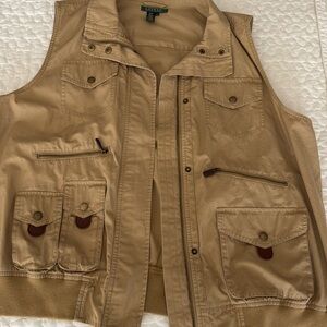 Vintage Safari Vest women’s 2X